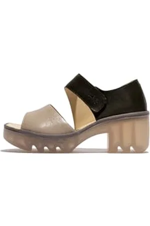 Fly London TAAR558FLY, Sandal Donna, Taupe/Khaki, 40 EU