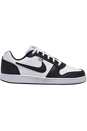 Nike EBERNON Low Prem, Scarpe da Basket Uomo, Bianco (White/Black/Wolf Grey 102), 45 EU