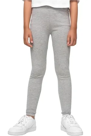 Urban classics Set 2 Leggings Bambina in Cotone, Leggins Sportivi, Ideale per Fitness e Sport, Disponibile in Diversi Colori e Taglie