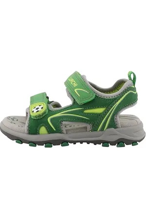Lurchi 95L0063002, Sandali, dkgreen-Lime, 25 EU Larga