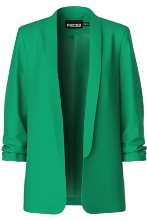 Pieces® Pcbosella 3/4 Blazer Noos BC, Verde-Simply Green, S Donna