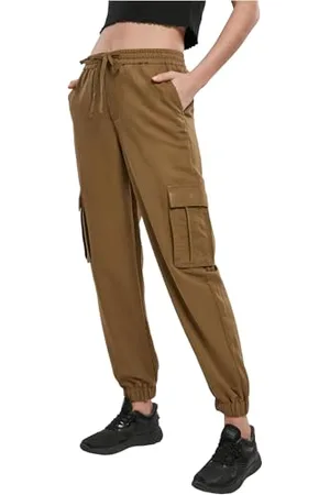 Urban classics Hose Ladies Viscose Twill Cargo Pants Pantaloni Eleganti, , S Donna