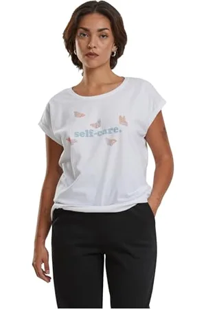 Mister Tee Ladies Self-Care Tee White XS T-Shirt, , Donna