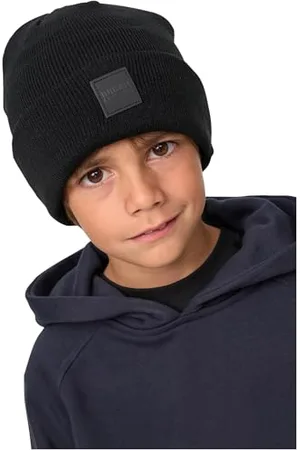 Urban classics Logopatch Beanie Kids 2-Pack Berretto, , 146/152 Unisex-Bambini