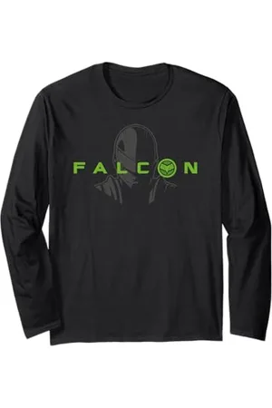 Marvel Falcon Captain America Superhero Maglia a Manica