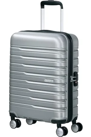American Tourister Flashline - Spinner S, bagagli a mano, 55 cm, 34 L, (Sky Silver)
