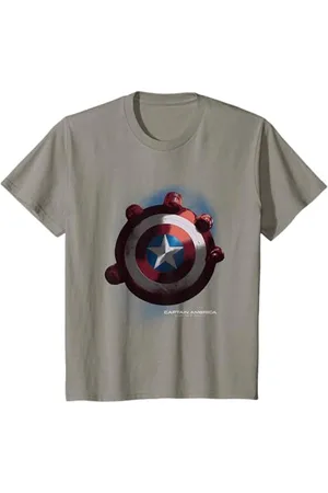 Marvel Bambino Captain America Red Hulk Grabbing Shield Maglietta