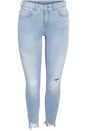 Noisy May Nmkimmy Nw Destroy Ank Skny Az370lb Noos Jeans Skinny Fit, , 28W x 32L Donna