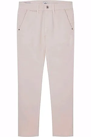 Pepe Jeans Greenwich Pantaloni, (Ivory), 8 Anni Bambini e Ragazzi