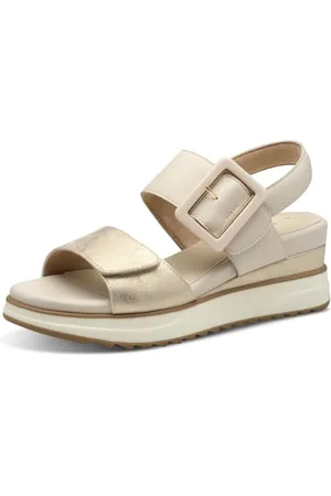 QS by s.Oliver Damen 5-28705-44, Sandali con Zeppa Donna, , 42 EU