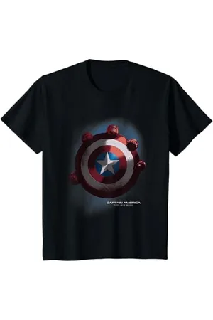 Marvel Bambino Captain America Red Hulk Grabbing Shield Maglietta
