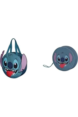 Disney Lilo e Stitch Face - Borsa da Spiaggia + Borsa da Toilette Jumbo