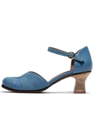 Fly London BESH087FLY, Pumps Donna, Blue, 40 EU