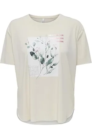 ONLY Onlfree Life S/S Print Top Box Jrs T-Shirt, , M Donna