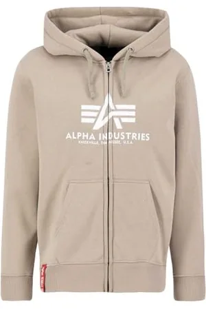 Alpha Industries Basic Zip Hoody Felpa con Cappuccio per Uomo