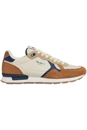 Pepe Jeans Brit Mix M Sneaker da Uomo, Marrone (Tabacco Brown), 10