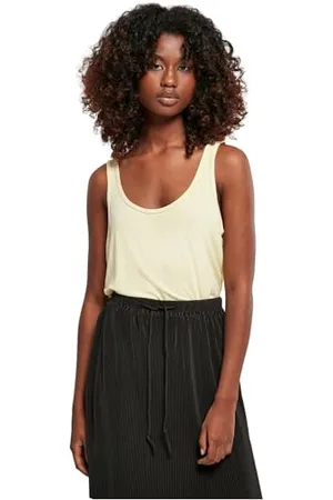 Urban classics Top Donna in Jersey, Canotta Smanicata da Donna con Scollo Largo, Tank Top Disponibile in Diversi Colori, Taglie XS - 5XL