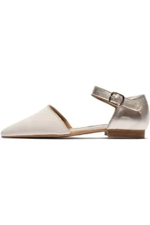 Fly London SARJ266FLY, Ballet Donna, Offwhite/Silver/Sahara, 37 EU