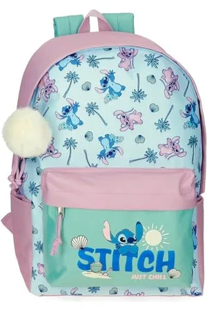 Disney Stitch Just Chill Zaino Adattabile Portatile 15,6 Pollici 31,5x45x15 cm Poliestere by Joumma Bags, , Taglia unica, Zaino adattabile