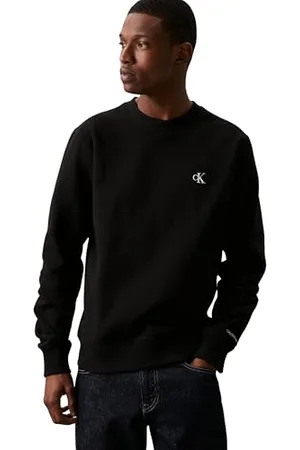 Calvin Klein Ck Essential Reg Cn J30j314536, Felpe Uomo, (Ck Black), M