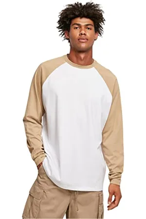 Urban classics Organic-Maglia A Maniche Lunghe Raglan Oversize T-Shirt, , XXXL Uomo