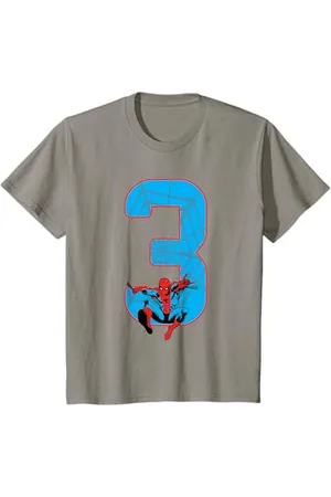 Marvel Bambino Spider-Man 3 Compleanno Maglietta