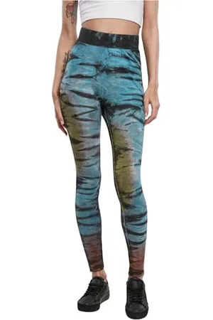 Urban classics Ladies Cotton Tie Dye High Waist Leggings, , M Donna