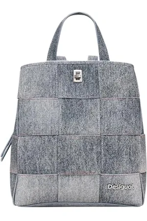 Desigual Back_Yoko PU Denim SU, taglia unica, , Taglia unica, Back_yoko Pu Denim Su