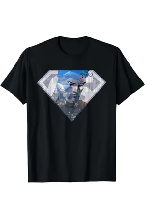 DC Comics Originals Superman Urban Logo Jim Lee Metropolis Street Icon Arte a fumetti Maglietta