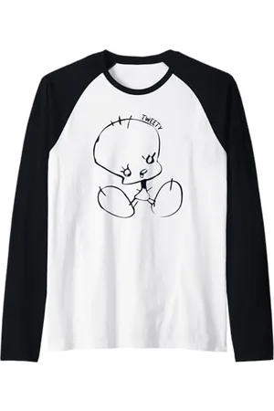 LOONEY TUNES Doodle Tweety Maglia con Maniche Raglan