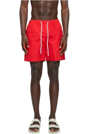 Urban classics Tb1026-block Swim Shorts Costume a Pantaloncino, Rosso City, XXL Uomo
