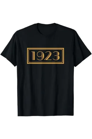 Champion 1923 Serie Yellowstone Stagione Grafica Artwork Gold Fan Maglietta