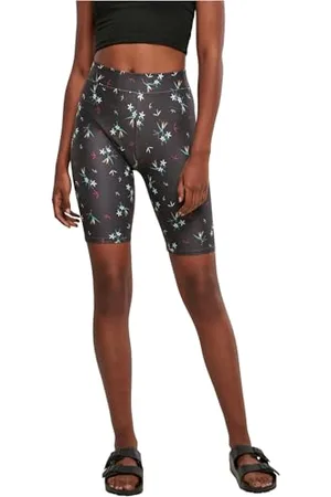 Urban classics Pantaloncini Sportivi Donna, Fitness Leggins Elasticizzati, Yoga e Palestra, Pantaloncini a Vita Alta in Diversi Colori, Taglie XS - 5XL
