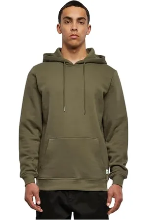 Urban classics Organic Basic Hoody, Felpa con Cappuccio, Uomo, (Olive), M