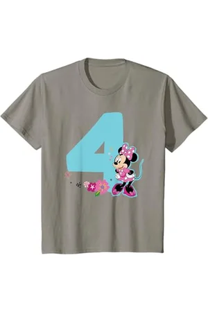 Disney Bambino Minnie Mouse 4 Compleanno Maglietta