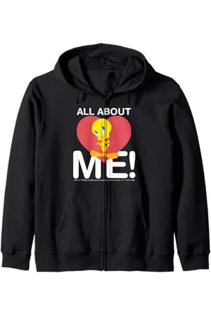 LOONEY TUNES All About Me Titti Cuore Personaggio Amore - Felpa con Cappuccio