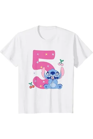 Disney Bambino Lilo & Stitch 5 Compleanno Maglietta