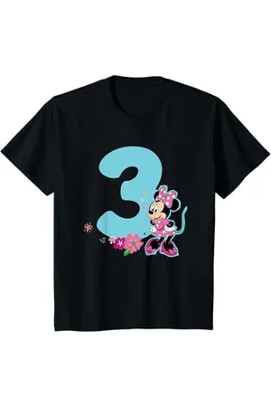 Disney Bambino Minnie Mouse 3 Compleanno Maglietta