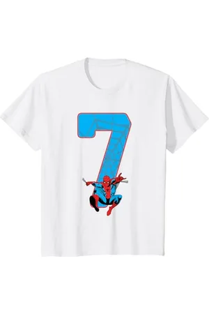 Marvel Bambino Spider-Man 7 Compleanno Maglietta