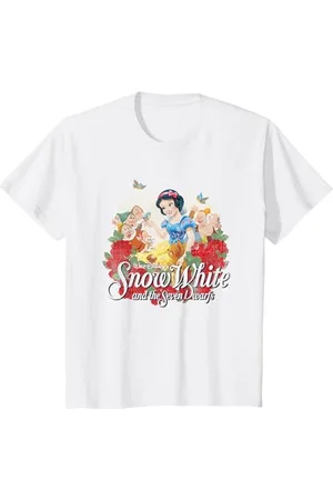 Disney Bambino Snow White And Seven Dwarfs Lace Heart Maglietta