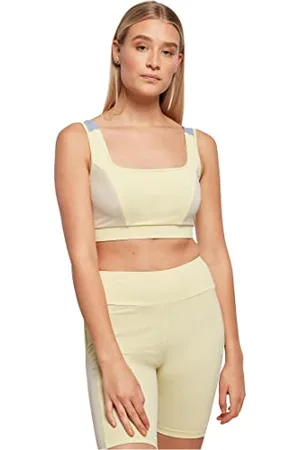 Urban classics Reggiseno Sportivo Donna, Reggiseno Sportivo Jersey Elasticizzato, in Diversi Colori Disponibili, Taglie XS - 5XL