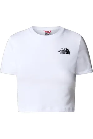 The North Face NF0A55AOFN4 W S/S Essential Cropped Slim Tee T-Shirt Donna Taglia M