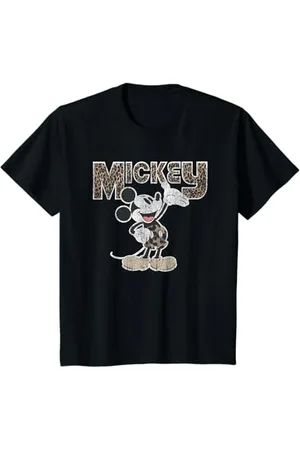 Disney Bambino Mickey Mouse Leopard Fun Maglietta