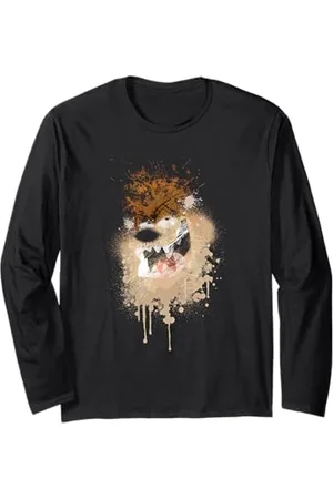 LOONEY TUNES Spray Paint Taz Maglia a Manica