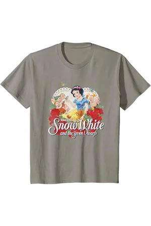 Disney Bambino Snow White And Seven Dwarfs Lace Heart Maglietta
