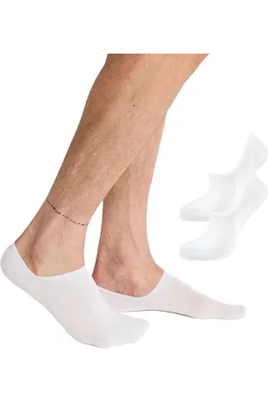 Nur Die Bambus Sneaker Füssling 2er Pack Herren Kaum Sichtbar Bambussocken Socke Weich Atmungsaktiv Unsichtbar Verrutschen Nicht Calzamaglia, , 52 Uomo