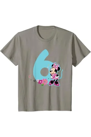 Disney Bambino Minnie Mouse 6 Compleanno Maglietta