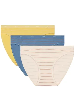 Dim Les Pockets Coton Confortable X3 Mut, , L (Pacco da 3) Donna