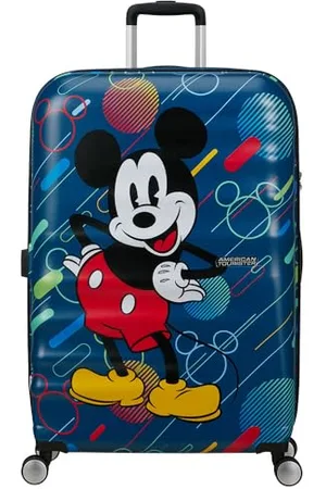 American Tourister Wavebreaker Disney FL - Spinner L, Suitcase, 77 cm, 96 L, (Mickey Future Pop)