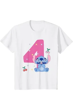 Disney Bambino Lilo & Stitch 4 Compleanno Maglietta